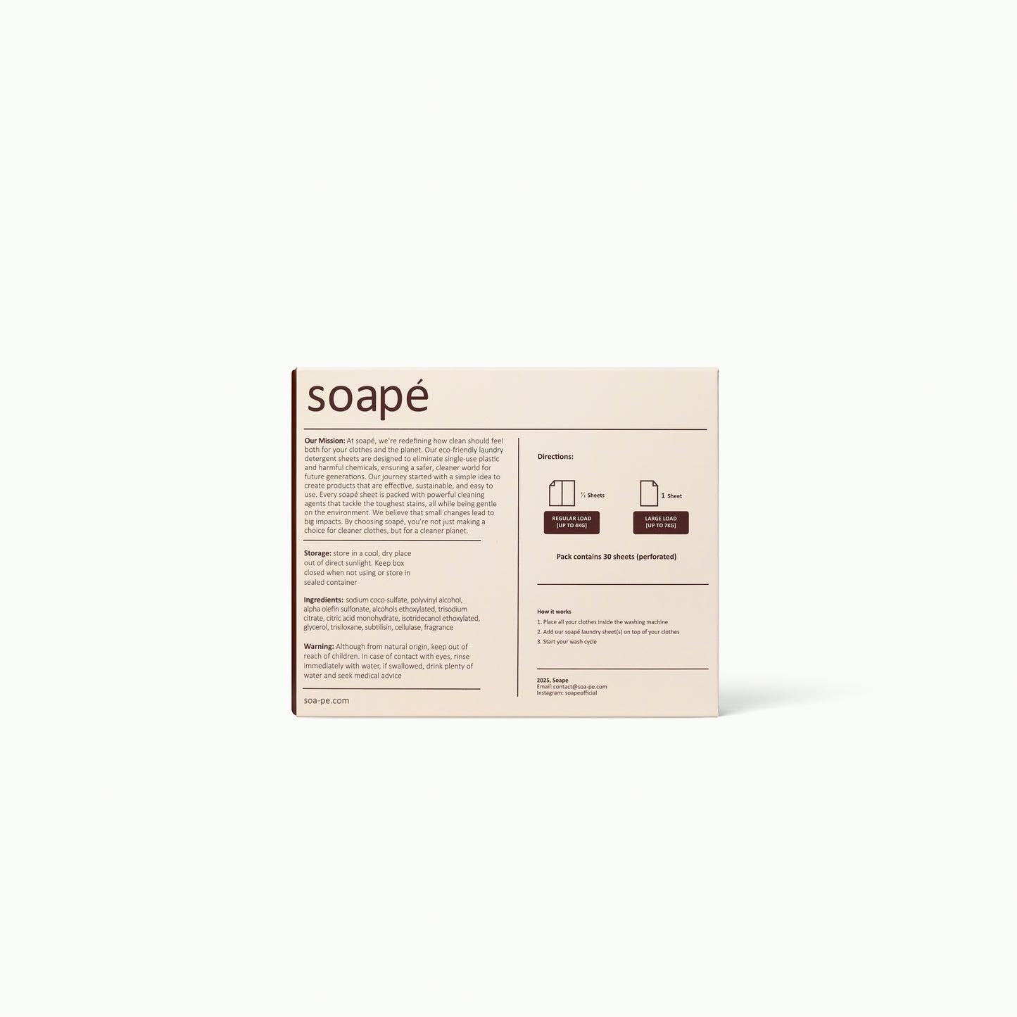 Essential Laundry Detergent Sheets - Ocean Wave