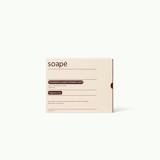 Essential Laundry Detergent Sheets - Fragrance Free