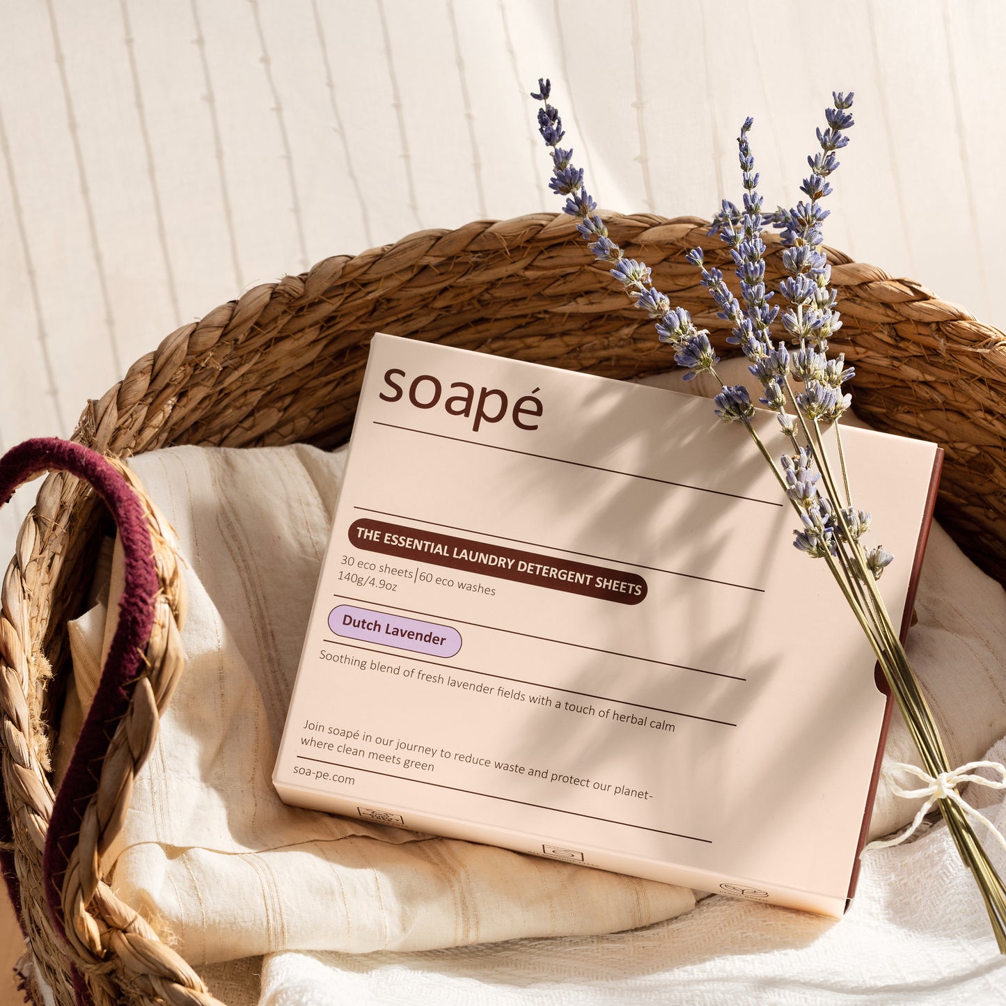 Essential Laundry Detergent Sheets - Dutch Lavender